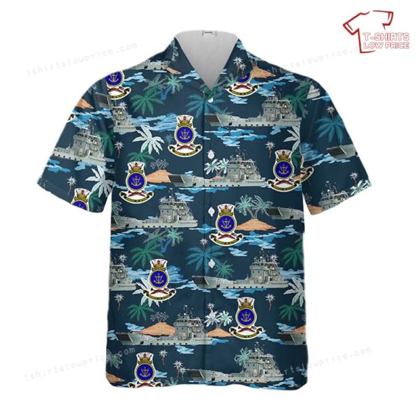 Royal Australian Navy HMAS Balikpapan (L 126) Hawaiian Shirt