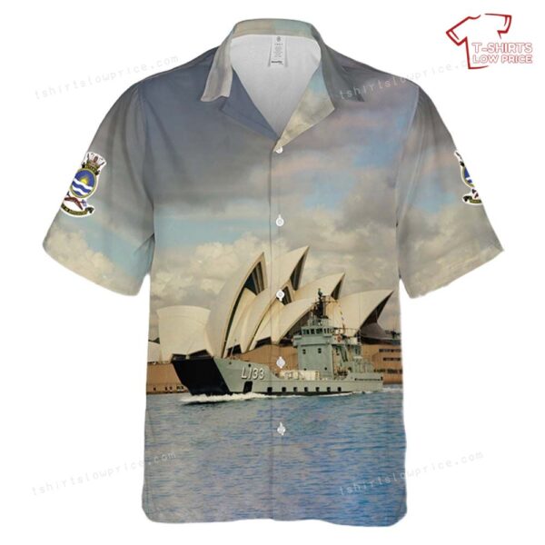 Royal Australian Navy HMAS Betano (L 133) Hawaiian Shirt Royal Australian Navy HMAS Betano (L 133) Hawaiian Shirt