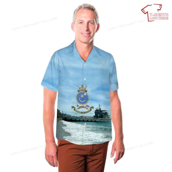 Royal Australian Navy HMAS Brunei (L127) Hawaiian Shirt Royal Australian Navy HMAS Brunei (L127) Hawaiian Shirt