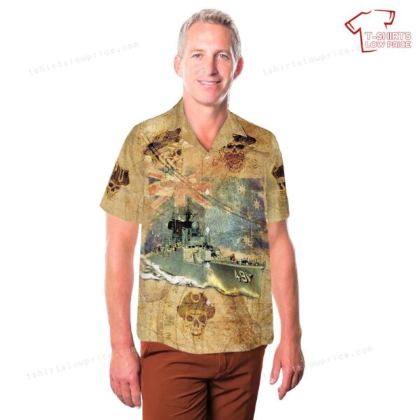 Royal Australian Navy HMAS Derwent (DE 49) Hawaiian Shirt
