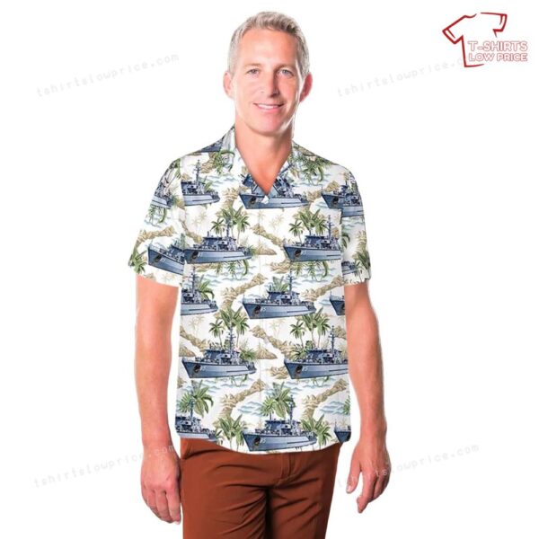 Royal Australian Navy HMAS Gascoyne (M 85) Hawaiian Shirt