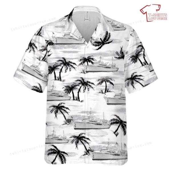 Royal Australian Navy HMAS Moresby (II) Hawaiian Shirt Royal Australian Navy HMAS Moresby (II) Hawaiian Shirt
