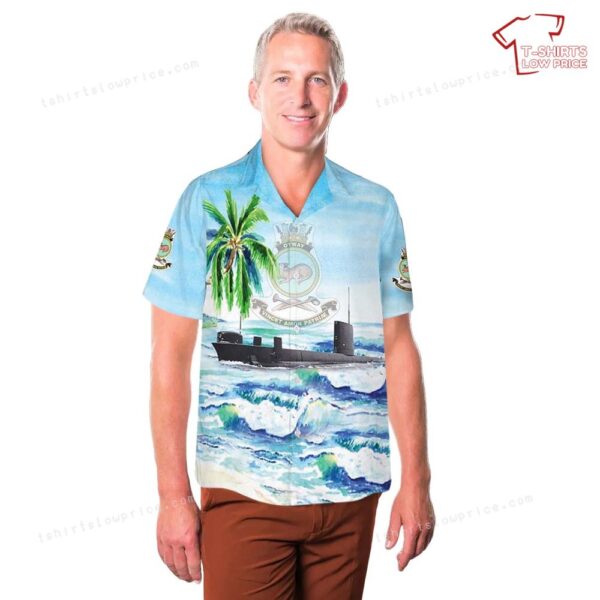 Royal Australian Navy HMAS Otway (S 59) Hawaiian Shirt Royal Australian Navy HMAS Otway (S 59) Hawaiian Shirt
