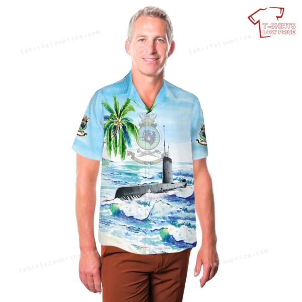 Royal Australian Navy HMAS Oxley (S 57) Hawaiian Shirt Royal Australian Navy HMAS Oxley (S 57) Hawaiian Shirt