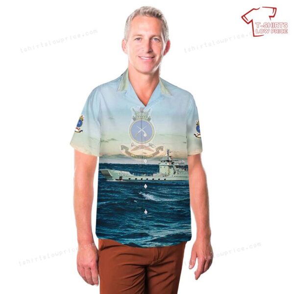 Royal Australian Navy HMAS Tarakan (L 129) Hawaiian Shirt Royal Australian Navy HMAS Tarakan (L 129) Hawaiian Shirt