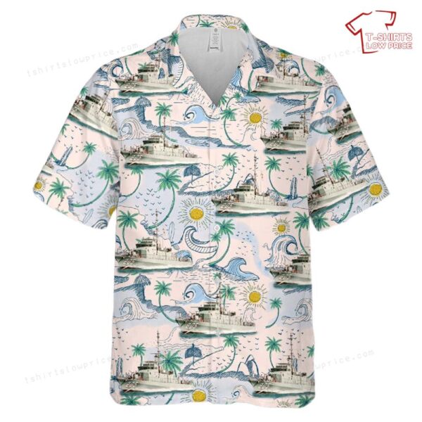 Royal Australian Navy HMAS Townsville (FCPB 205) Hawaiian Shirt Royal Australian Navy HMAS Townsville (FCPB 205) Hawaiian Shirt