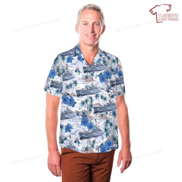 Royal Australian Navy HMAS Yarra (DE 45) Hawaiian Shirt Royal Australian Navy HMAS Yarra (DE 45) Hawaiian Shirt