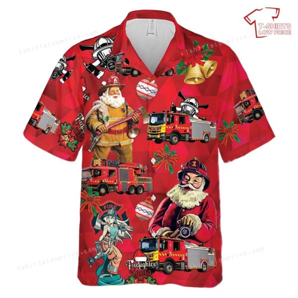 SOUTH AUSTRALIAN METROPOLITAN FIRE SERVICE (SAMFS) Christmas Hawaiian Shirt