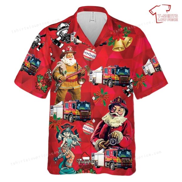 South Australian Metropolitan Fire Service Rescue Pumper Scania P320 Christmas Hawaiian Shirt South Australian Metropolitan Fire Service Rescue Pumper Scania P320 Christmas Hawaiian Shirt