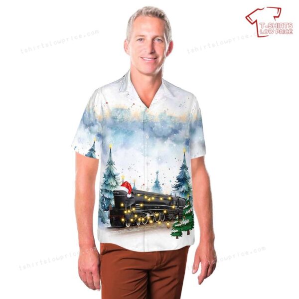 South Australian Railways 523 Christmas Hawaiian Shirt South Australian Railways 523 Christmas Hawaiian Shirt
