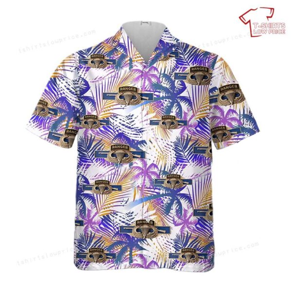 RANGER Basic Jump Wings US Army Combat Infantry Badge Hawaiian Shirt RANGER Basic Jump Wings US Army Combat Infantry Badge Hawaiian Shirt
