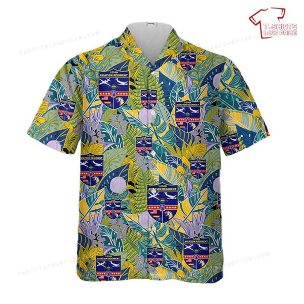 US Army 1-214th Aviation Regiment Hawaiian Shirt US Army 1-214th Aviation Regiment Hawaiian Shirt
