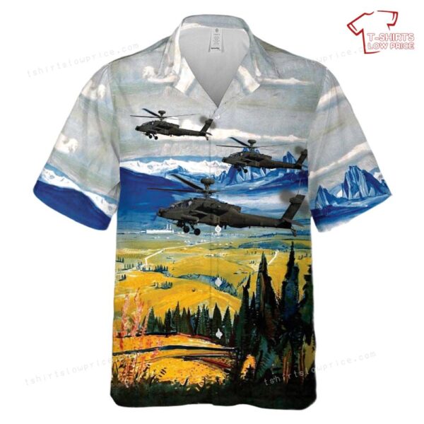 US Army 1-285th Aviation Regiment AH-64D Apache Hawaiian Shirt US Army 1-285th Aviation Regiment AH-64D Apache Hawaiian Shirt