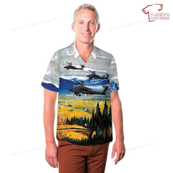 US Army 1-285th Aviation Regiment AH-64D Apache Hawaiian Shirt US Army 1-285th Aviation Regiment AH-64D Apache Hawaiian Shirt