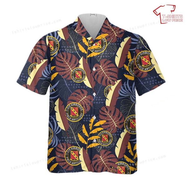 US Army 1-319th Airborne Field Artillery Regiment Hawaiian Shirt US Army 1-319th Airborne Field Artillery Regiment Hawaiian Shirt