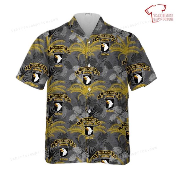 US Army 1-327 Airborne Infantry Tiger Force LRRP – Vietnam War Hawaiian Shirt US Army 1-327 Airborne Infantry Tiger Force LRRP – Vietnam War Hawaiian Shirt
