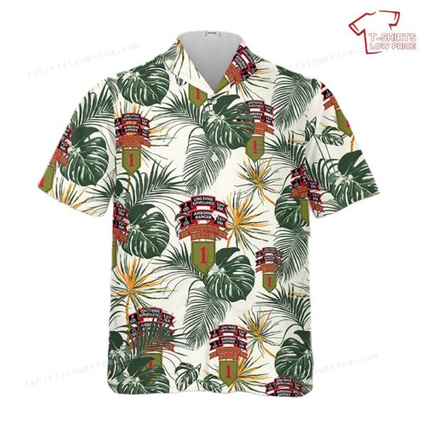 US Army 1-75 RGR & F-52 LRP & 1st ID LRRP & 1st ID LRS Hawaiian Shirt US Army 1-75 RGR & F-52 LRP & 1st ID LRRP & 1st ID LRS Hawaiian Shirt
