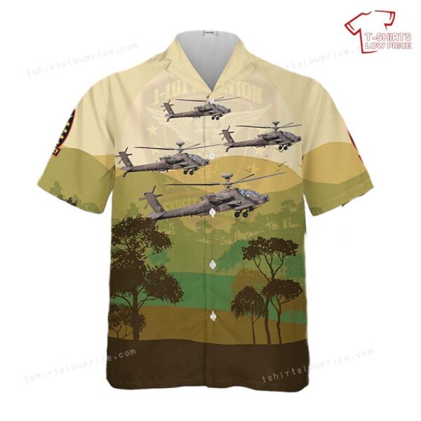 US Army 1st Battalion, 101st Aviation Regiment Expect No Mercy Hawaiian Shirt