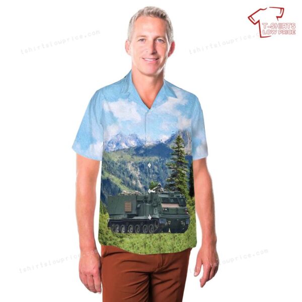 US Army 1st Battalion, 6th Field Artillery Regiment, 41st Field Artillery Brigade (FAB) Hawaiian Shirt