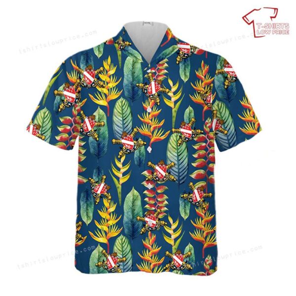 US Army 1st Battalion, 7th Field Artillery Hawaiian Shirt US Army 1st Battalion, 7th Field Artillery Hawaiian Shirt