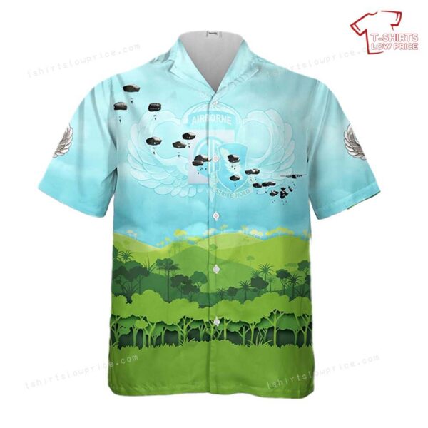 US Army 1st Brigade, 82nd Airborne Division And Allies jump into Swift Response 15 Hawaiian Shirt US Army 1st Brigade, 82nd Airborne Division And Allies jump into Swift Response 15 Hawaiian Shirt