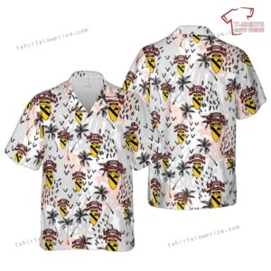 US Army 1st Cavalry Long Range Recon Patrol Hawaiian Shirt