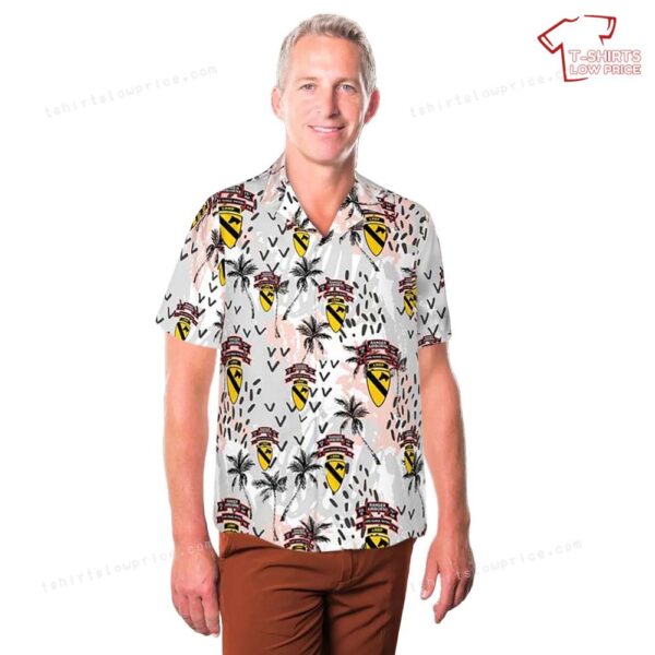 US Army 1st Cavalry Long Range Recon Patrol Hawaiian Shirt US Army 1st Cavalry Long Range Recon Patrol Hawaiian Shirt