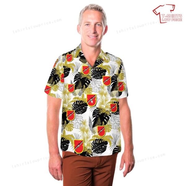 US Army 1st Field Artillery Detachment Beret Flash Hawaiian Shirt US Army 1st Field Artillery Detachment Beret Flash Hawaiian Shirt