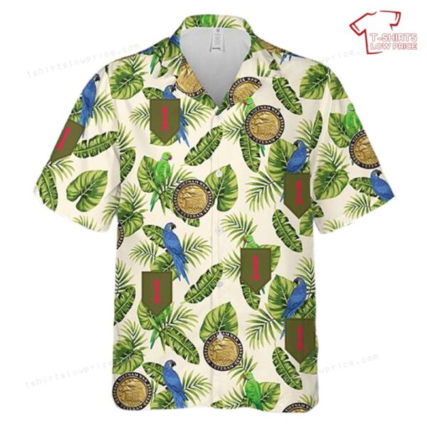 US Army 1st Infantry Division (United States) The Big Red One Hawaiian Shirt