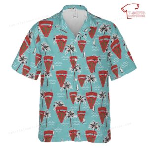 US Army 1st Infantry Division RECONDO School Arrowhead LRRP Hawaiian Shirt