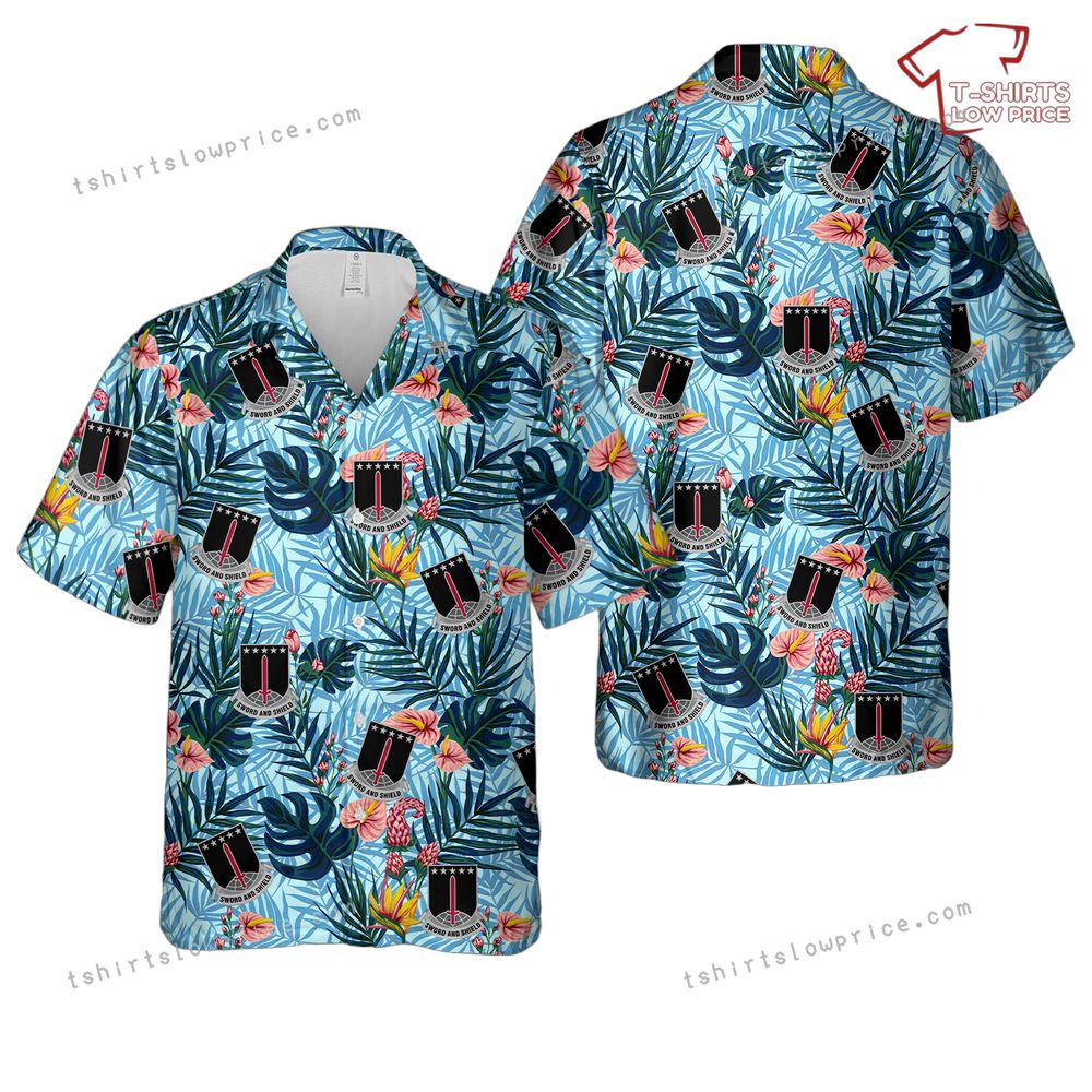 US Army 1st Multi-Domain Task Force DUI Hawaiian Shirt US Army 1st Multi Domain Task Force DUI Hawaiian Shirt 1