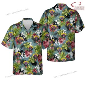 US Army 2-319th Airborne Field Artillery Regiment Hawaiian Shirt