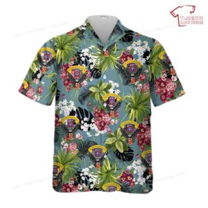 US Army 2-319th Airborne Field Artillery Regiment Hawaiian Shirt