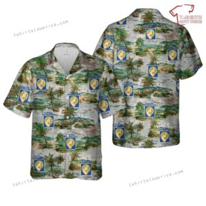 US Army 2-34 Armor Regiment Hawaiian Shirt