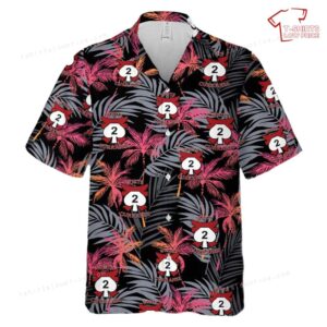 US Army 2-506 Infantry Regiment White Currahee Rakkasans Hawaiian Shirt