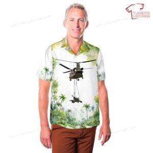 US Army 2CR Field Artillery Squadron M777 Howitzer Air Assault Hawaiian Shirt 3