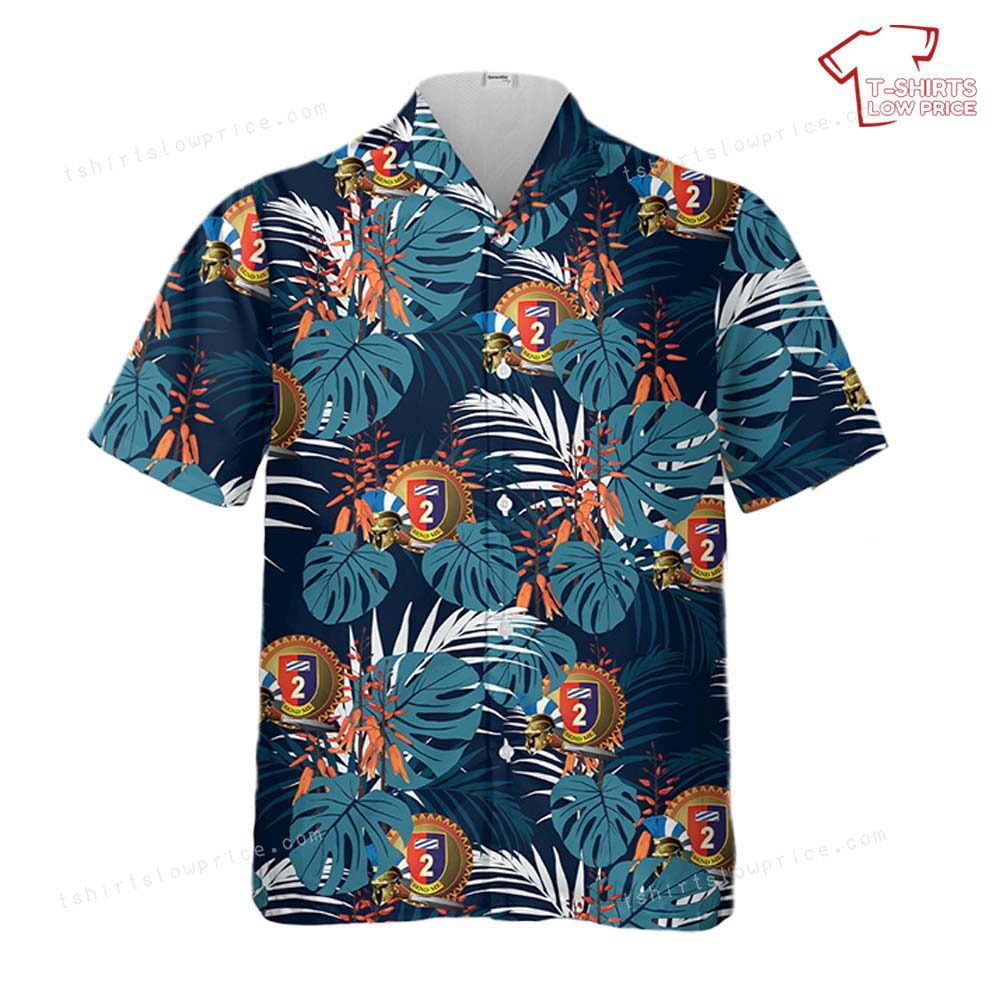 US Army 2nd Armored Brigade Combat Team 3rd Infantry Division Hawaiian Shirt 2 US Army 2nd Armored Brigade Combat Team 3rd Infantry Division Hawaiian Shirt 2