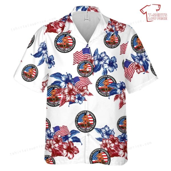 US Army 2nd Battalion, 25th Aviation Regiment Hawaiian Shirt US Army 2nd Battalion, 25th Aviation Regiment Hawaiian Shirt