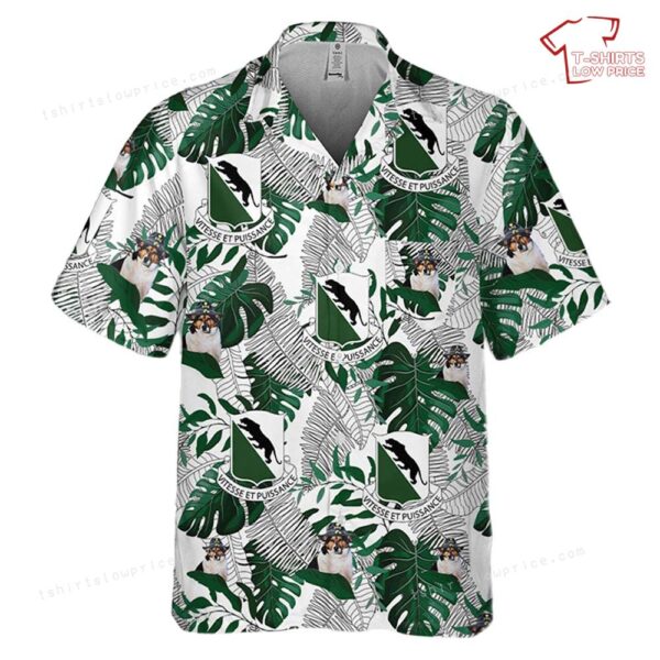 US Army 2nd BN, 2-69 AR Pocket Hawaiian Shirt US Army 2nd BN, 2-69 AR Pocket Hawaiian Shirt