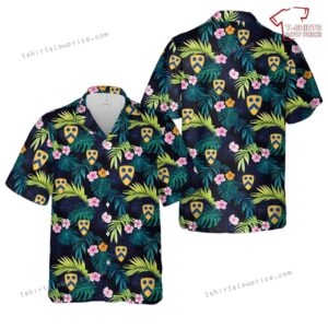 US Army 2nd Cavalry Division Patch World War II Hawaiian Shirt