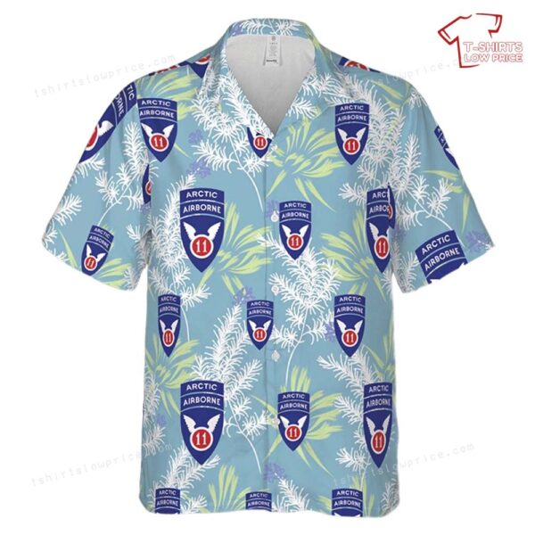 US Army 2nd Infantry Brigade Combat Team (Airborne), 11th Airborne Division Hawaiian Shirt US Army 2nd Infantry Brigade Combat Team (Airborne), 11th Airborne Division Hawaiian Shirt