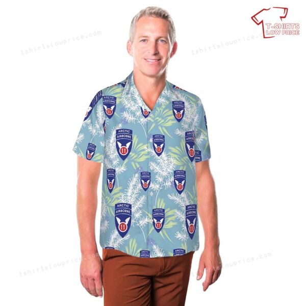 US Army 2nd Infantry Brigade Combat Team (Airborne), 11th Airborne Division Hawaiian Shirt US Army 2nd Infantry Brigade Combat Team (Airborne), 11th Airborne Division Hawaiian Shirt
