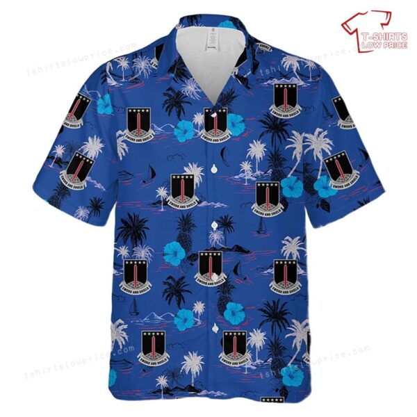 US Army 2nd Multi-Domain Task Force DUI Hawaiian Shirt US Army 2nd Multi-Domain Task Force DUI Hawaiian Shirt