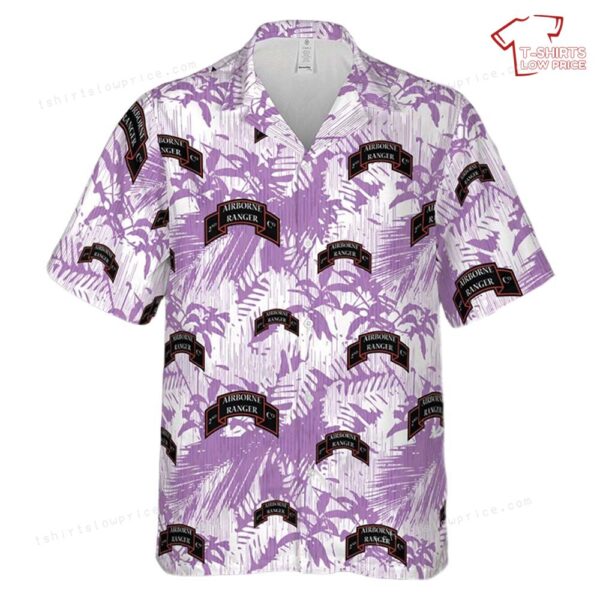 US Army 2nd Ranger Infantry Company (Airborne) Hawaiian Shirt US Army 2nd Ranger Infantry Company (Airborne) Hawaiian Shirt