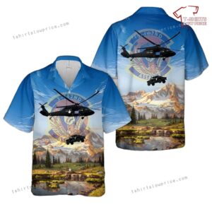 US Army 3-142nd Assault Helicopter Battalion Hawaiian Shirt