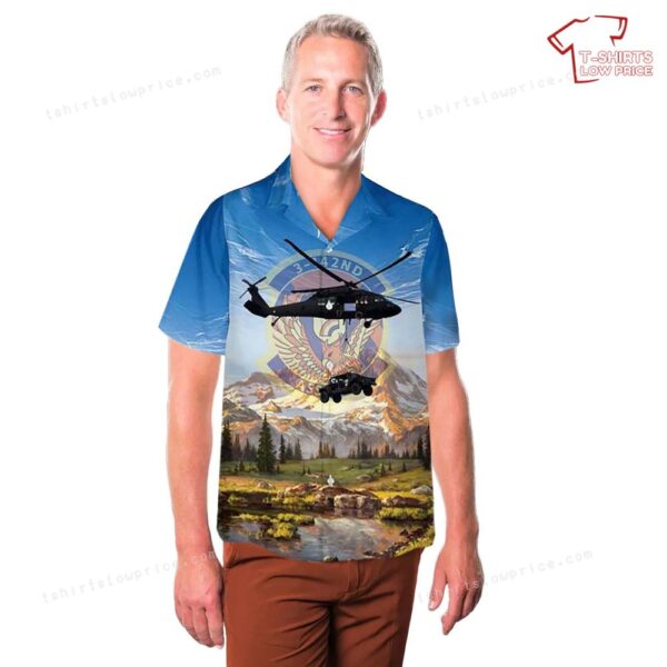 US Army 3-142nd Assault Helicopter Battalion Hawaiian Shirt US Army 3-142nd Assault Helicopter Battalion Hawaiian Shirt