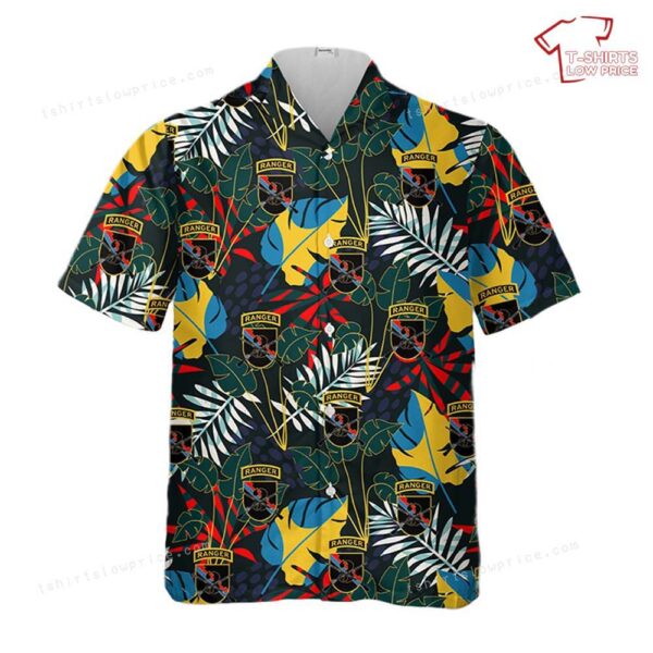 US Army 3-161 Infantry Dark Rifles Hawaiian Shirt