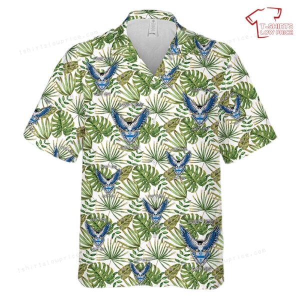 US Army 3-325th Airborne Infantry Regiment Blue Falcons Hawaiian Shirt US Army 3-325th Airborne Infantry Regiment Blue Falcons Hawaiian Shirt