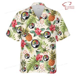 US Army 3rd Special Forces Group Skull Hawaiian Shirt