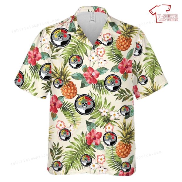 US Army 3rd Special Forces Group Skull Hawaiian Shirt US Army 3rd Special Forces Group Skull Hawaiian Shirt